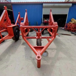 电缆线盘托运展放车 建筑液压线盘拖车