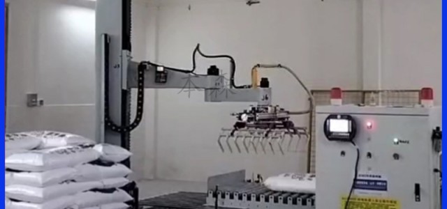 袋装工业碱立柱码垛机器人 智能码垛设备