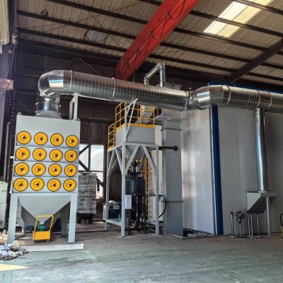 无需土建无基础喷砂房工业涂装高效除锈解决方案