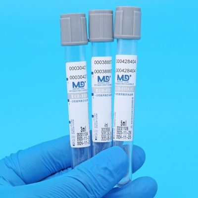 灰色氟化钠+草酸钾/肝素钠/EDTA-K2抗凝PET血糖管