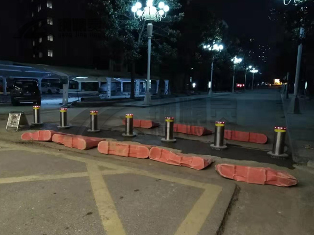 湖北电动升降路桩 液压升降路桩价格